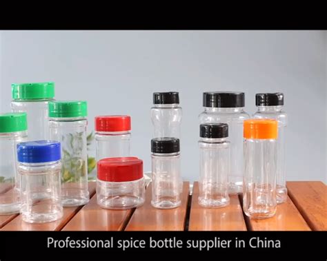 Empty Pet 32oz Spices Plastic Bottles Spice Jar Pepper Bottle Salt