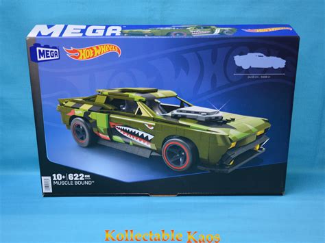 Mega Hot Wheels Muscle Bound Vehicle 622 Pieces Kollectable Kaos