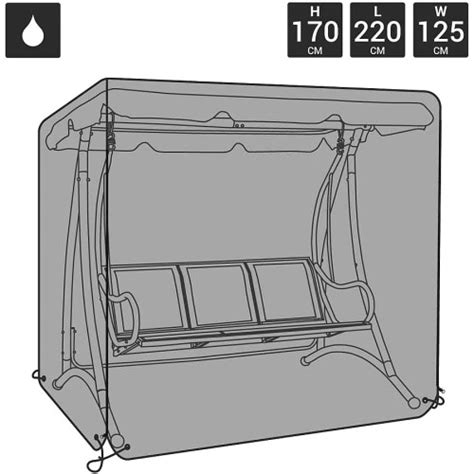 Outsunny Deluxe Wooden 3 Seater Swing Seat Green Compare Prices