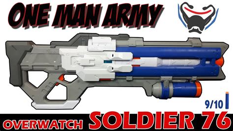 Nerf Overwatch Soldier 76 Blaster One Man Army Vorstellung