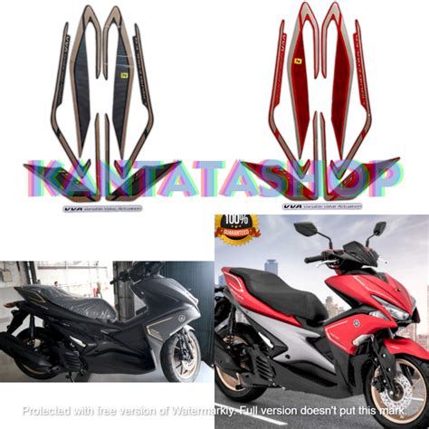 Stiker Striping Lis Les Body Motor Yamaha Aerox Vva R Standar