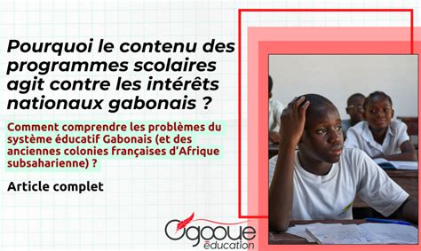 Pourquoi Le Contenu Des Programmes Scolaires Agit Contre Les Int R Ts