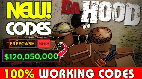 ALL NEW WORKING DA HOOD CODES IN SEPTEMBER 2023 ROBLOX DA HOOD CODES