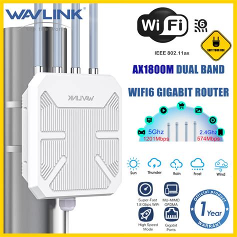 Wavlink AX1800M WiFi6 Gigabit Wireless Router Dual Band 2 4GHz 574Mbps