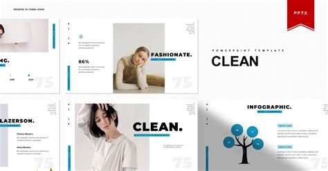 Clean Powerpoint Template Templatemonster