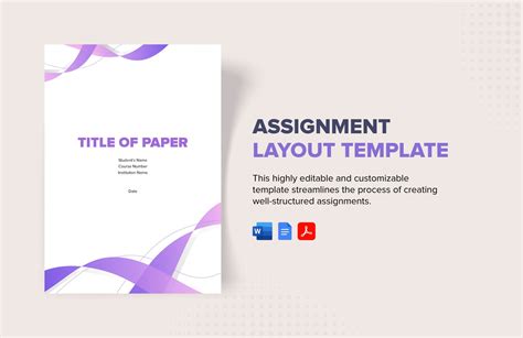 Assignment Templates in Word - FREE Download | Template.net