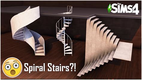 Sims 4 Spiral Stairs Base Game Tutorial W Platforms No Cc Sims 4