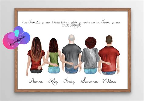 Familienbild Personalisiert Familienbild Personalisiert Wunderdruck