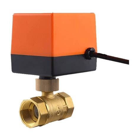 Ball Valve For Brass 2 Way Motorized Dn15dn20dn25 Three Wire Two Control Electric Solenoid