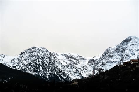 Free Images Nature Snow Winter Mountain Range Weather Summit