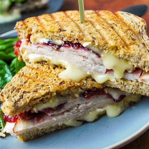 A Recipe Makeover Of Panera S Turkey Cranberry Brie Panini Using Whole