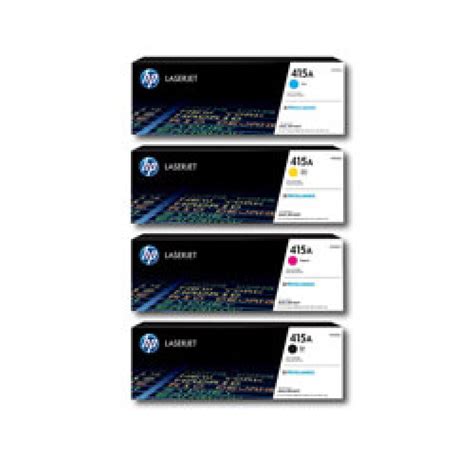 Pack Cartouches Toner Couleurs Et Noir Pour Imprimante Hp Color