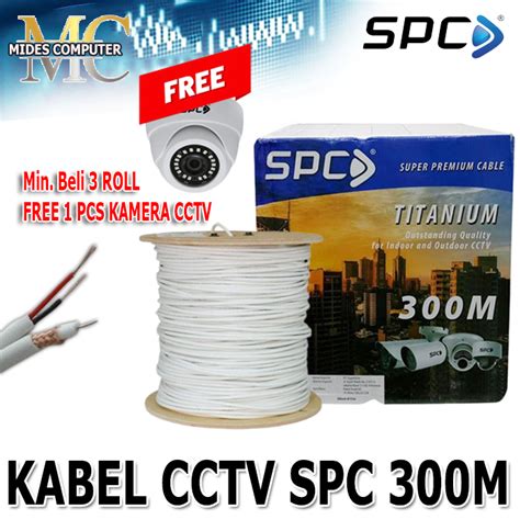 Jual Kabel Spc Cctv Meter Kabel Cctv Rg Titanium Spc M