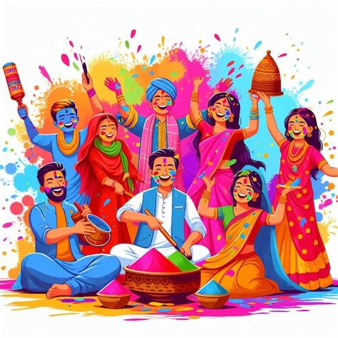 Premium Vector Happy Holi