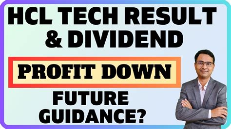 HCL Tech Q1 Results 2024 HCL Tech Share Dividend HCL Tech Business