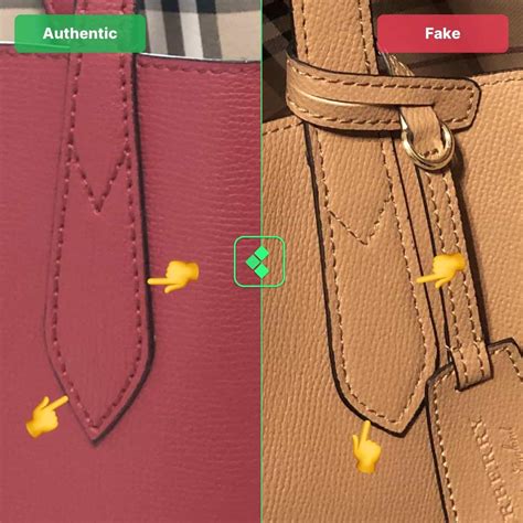 Burberry Tote How To Spot Real Vs Fake Bags