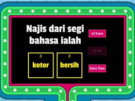 Jenis Jenis Najis Gameshow Quiz