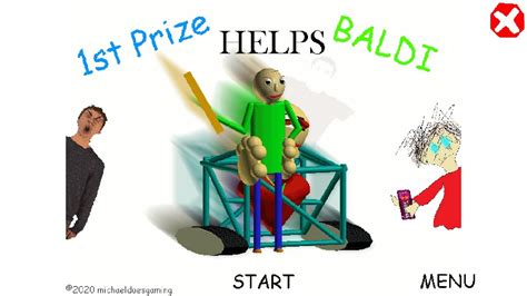 First Prize Helps Baldi L Baldis Basics Mods Youtube