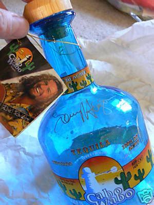 CABO Wabo TEQUILA bottle SIGNED SAMMY HAGAR van halen | #46674094