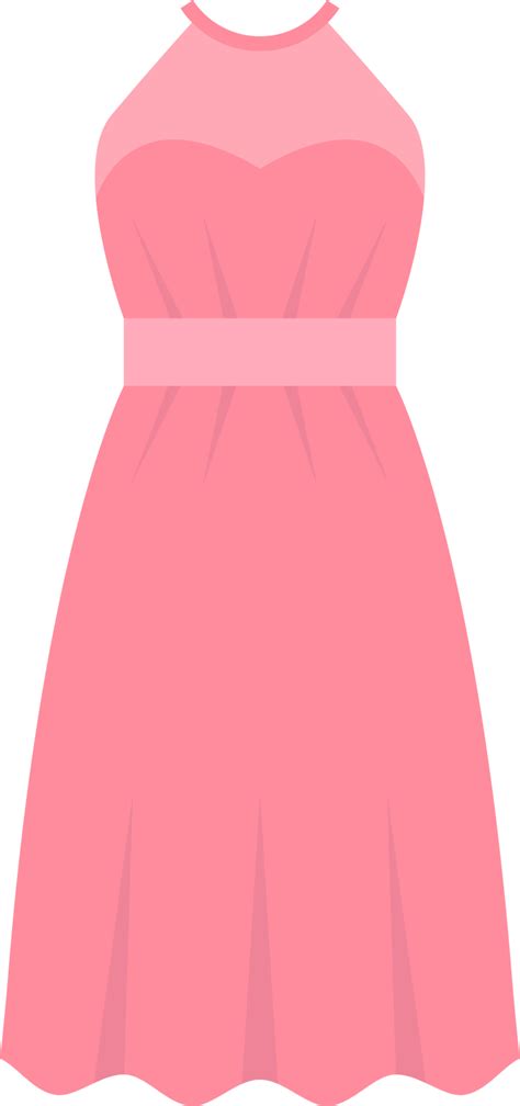 Clip Art Pink Dress