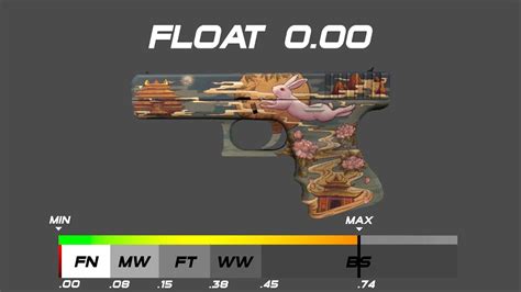 Csgo Glock Umbral Rabbit Skin Wear Float Youtube