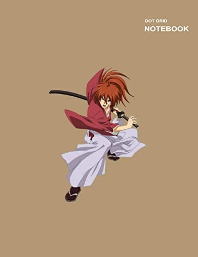 Rurouni Kenshin Wandering Samurai Notebook For Kids Dotted Pages