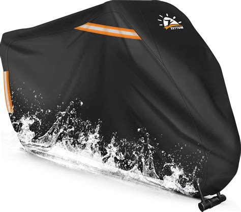 Zettum Motorbike Cover Waterproof Outdoor 244 CM Motorcycle Cover With