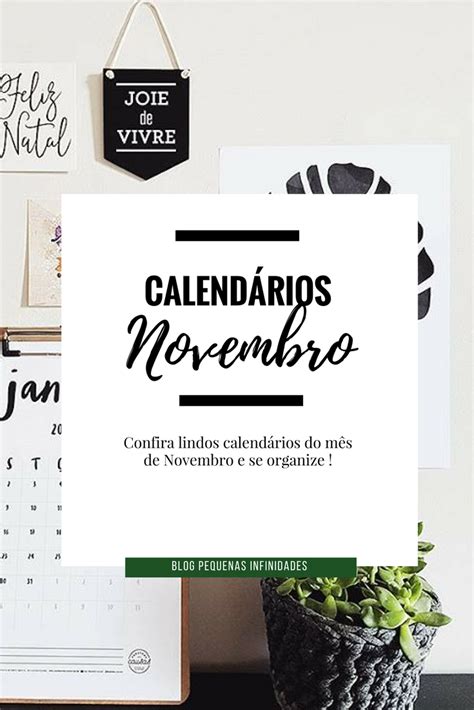 Calend Rios Novembro Gr Tis Para Imprimir Pequenas Infinidades