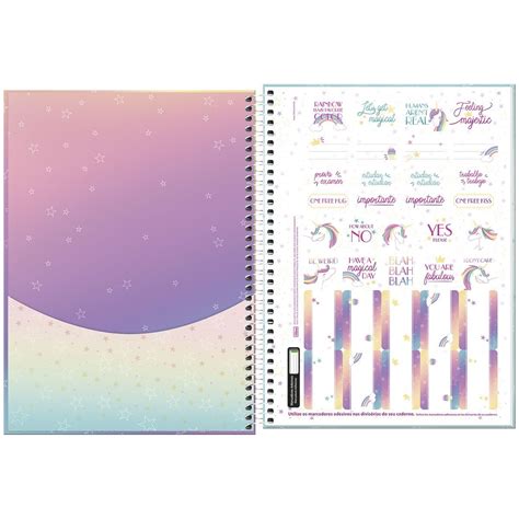 Caderno Universit Rio M Cd Fls Blink Tilibra Ale Papelaria