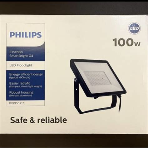 Promo Philips Led Flood Light Sorot Bvp Led Psu W Swb G Gm