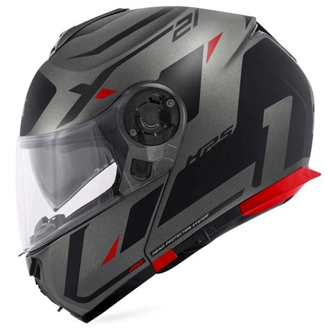 Casco Givi X 21 Evo Number Matt Titanium Black Red V2Cascos