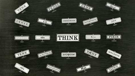 The Origins Of Think Ibm