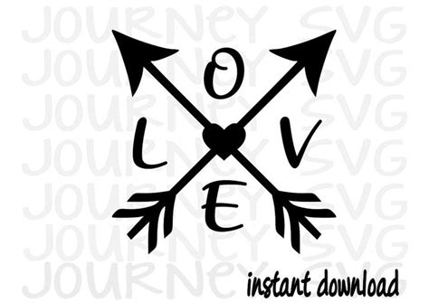 Love Arrow Svg Valentine Svg Love Svg Etsy Valentines Svg Arrow