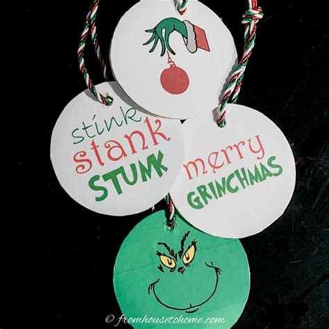 Grinch Ornament Diy