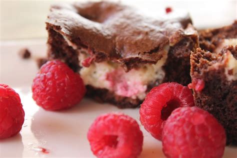 Brownie De Chocolate Mascarpone Y Frambuesas