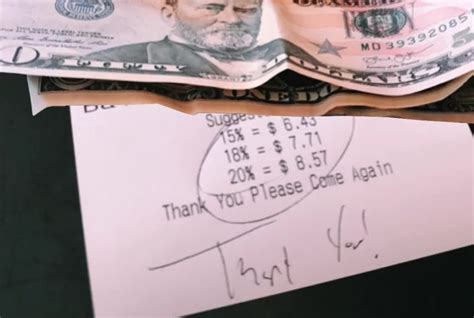 Tipping In The Us How Much And When