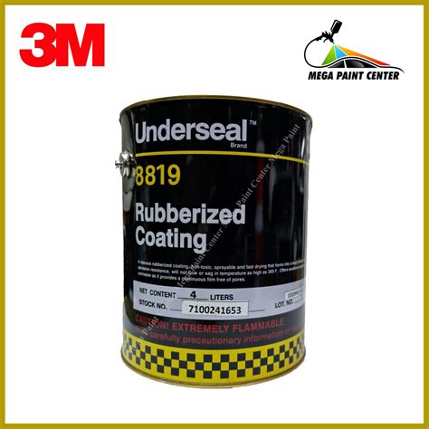 3m Underseal Rubberized Coating 4liters 8819 Shopee Philippines