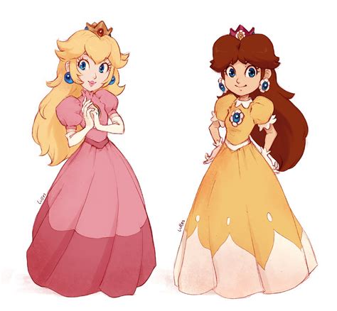 Lulles🌱 On Twitter Classic Peach And Daisy 🍑🌼