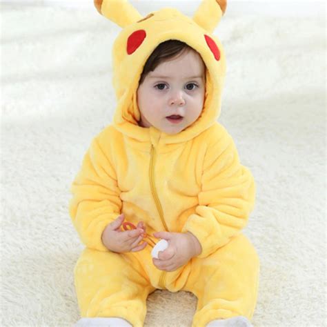 Kigurumi Pikachu Pour Les Petits Enfants Pyjama D Or