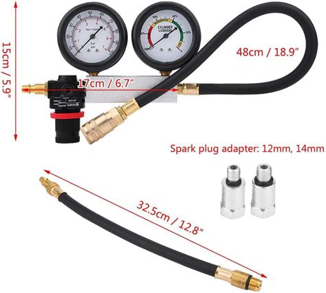 Tu Cylinder Leak Tester Petrol Engine Compression Leakage Detector