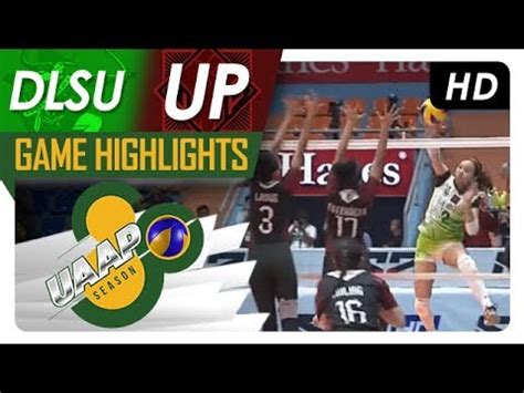 UAAP 80 WV DLSU Vs UP Game Highlights March 14 2018 YouTube