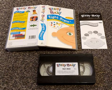 Brainy Baby Right Brain Creativity Ages 6 36 Months Pal Vhs Video Kids