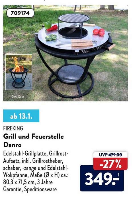 Fireking Grill Und Feuerstelle Danro Angebot Bei ALDI Nord 1Prospekte De