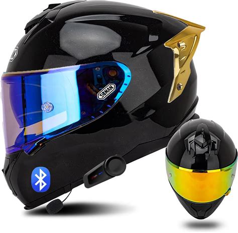 Caschi Moto Bluetooth Integrato Casco Modulare Con Interfono Casco Integrale Ece Certification