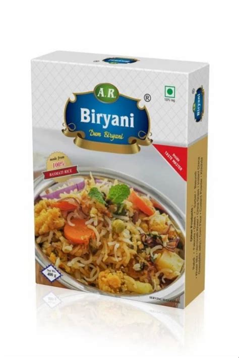 Dum Biryani Masala Packaging Type Box At Kg In Upleta Id