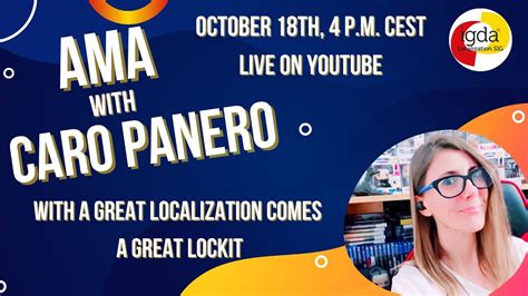 With A Great Localization Comes A Great Lockit AMA With Caro Panero