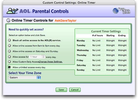 Change Password On Childs Aol America Online Screen Name Ask Dave