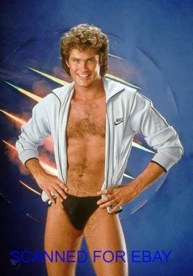 David Hasselhoff Barechested Shirtless Studio Pic Knight Rider