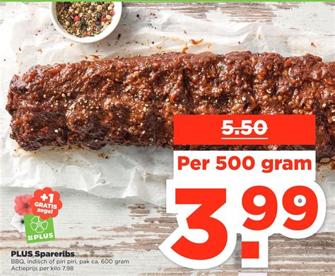 Spareribs Aanbieding Bij Plus