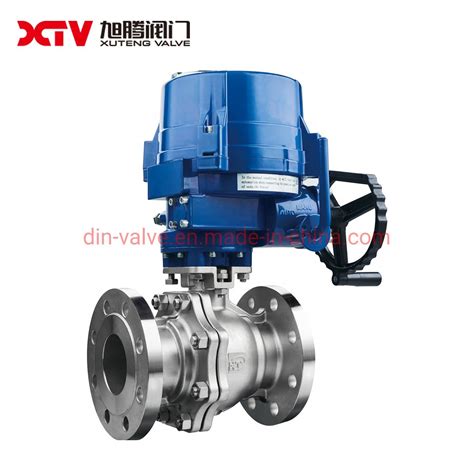 Xtv Flanged Stainless Steel Floating Ball Valve With Pneumatic Actuator